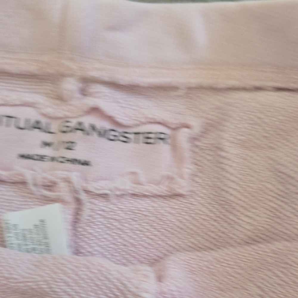 Spiritual Gangster Kids Light Pink Joggers - Picture 3 of 7